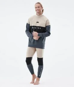 Alpha Base Layer Pant Men Sand/Black/Metal Blue -Snow Active Clothing Shop H0960 03 5CpLLSM
