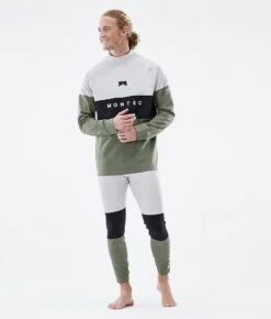 Alpha Base Layer Pant Men Light Grey/Black/Greenish -Snow Active Clothing Shop H0961 03 yguc9DR