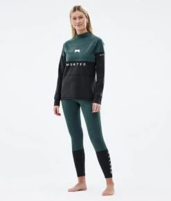 Alpha W Base Layer Top Women Dark Atlantic/Black -Snow Active Clothing Shop H0963 04 cQ5c0ax