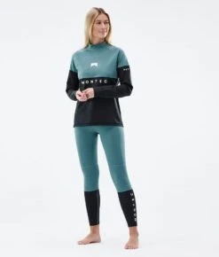 Alpha W Base Layer Top Women Atlantic/Black -Snow Active Clothing Shop H0964 04 WRBdmHK