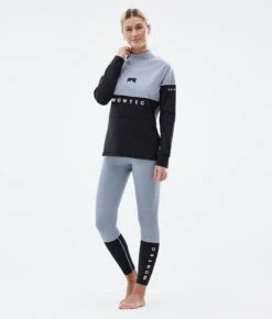 Alpha W Base Layer Top Women Soft Blue/Black -Snow Active Clothing Shop H0965 04 VxJvRc6