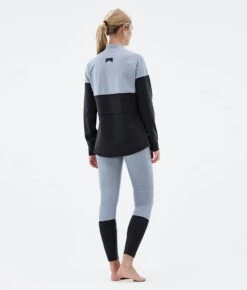 Alpha W Base Layer Top Women Soft Blue/Black