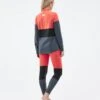 Alpha W Base Layer Top Women Coral/Black/Metal Blue -Snow Active Clothing Shop H0966 05 2SHSNHV