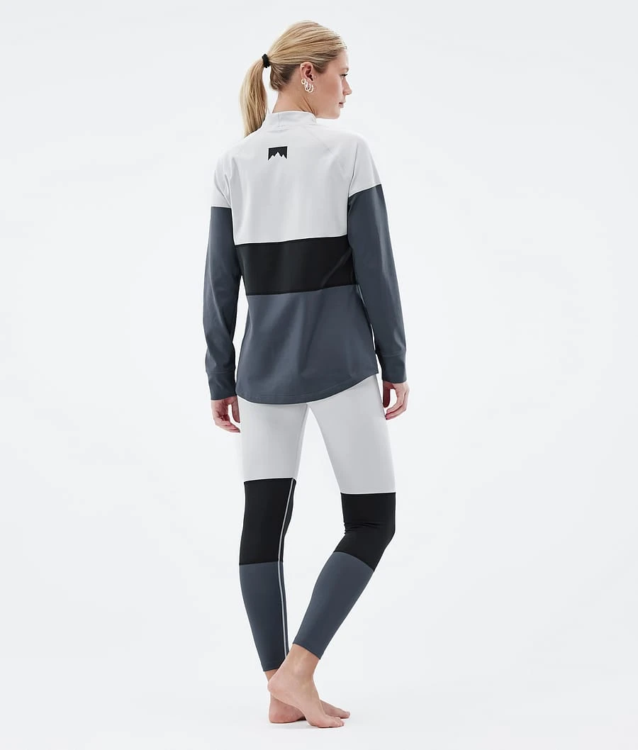Alpha W Base Layer Top Women Light Grey/Black/Metal Blue 3 Alpha W Base Layer Top Women Light Grey/Black/Metal Blue