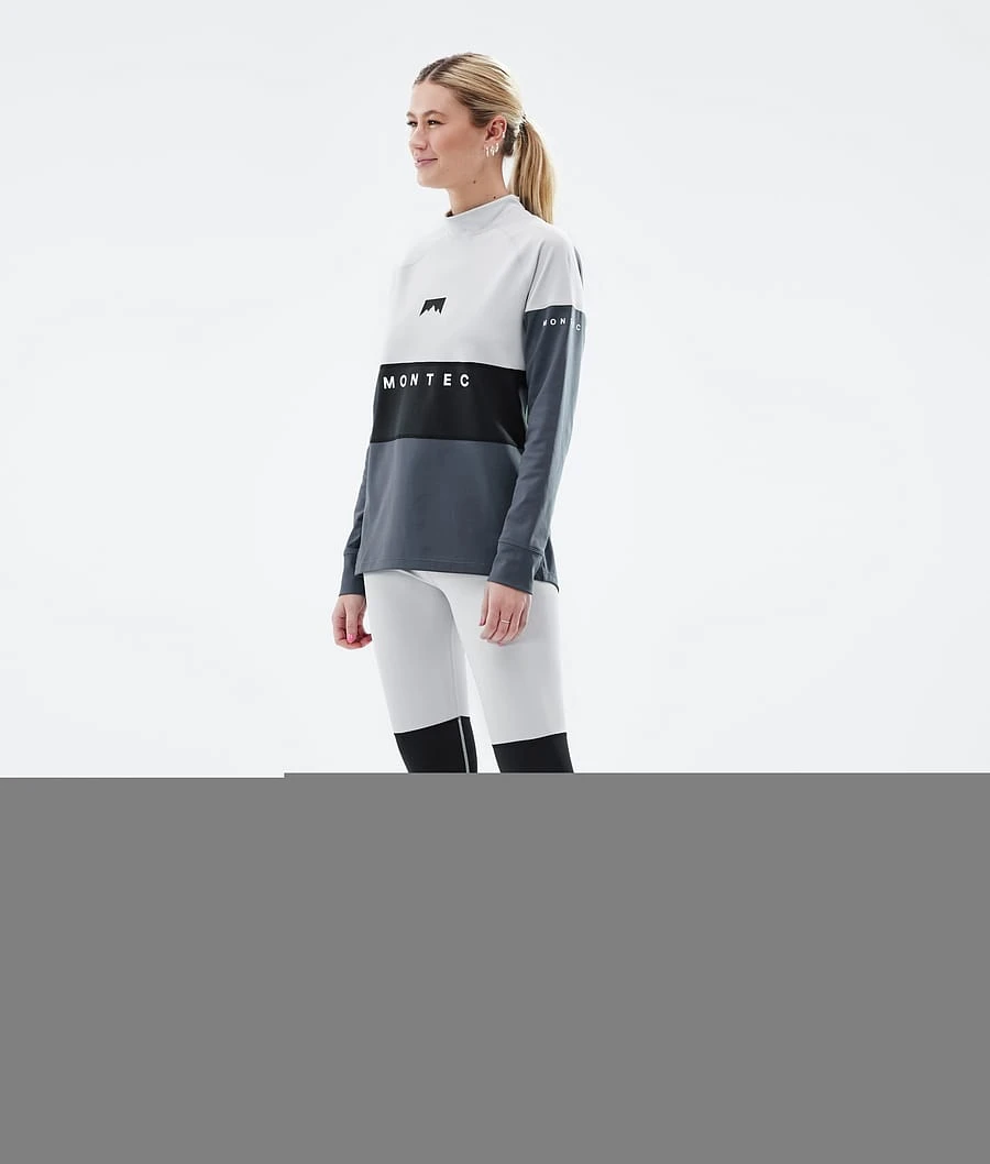 Alpha W Base Layer Pant Women Light Grey/Black/Metal Blue 6 Alpha W Base Layer Pant Women Light Grey/Black/Metal Blue - Image 4