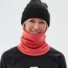 Classic Knitted Facemask Coral -Snow Active Clothing Shop H1006 women 01 J1ycttK