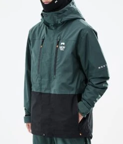 Fawk Snowboard Jacket Men Dark Atlantic/Black -Snow Active Clothing Shop H1182 08 zuxetN0