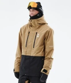 Fawk Ski Jacket Men Gold/Black