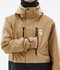 Fawk Ski Jacket Men Gold/Black -Snow Active Clothing Shop H1183 09 Et2vzOh