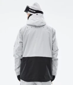 Fawk Ski Jacket Men Light Grey/Black -Snow Active Clothing Shop H1184 07 9nunWif