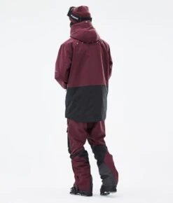 Fawk Ski Jacket Men Burgundy/Black -Snow Active Clothing Shop H1185 05 xjpfF4f