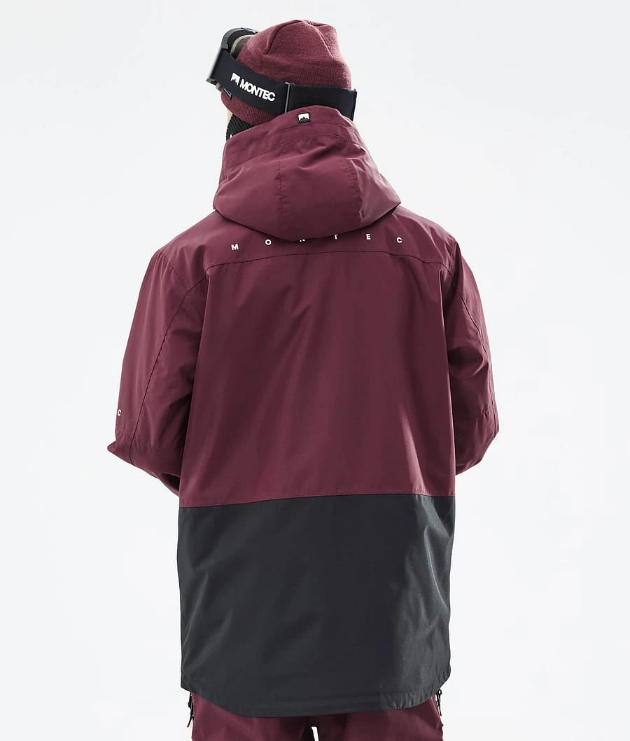 Fawk Snowboard Jacket Men Burgundy/Black 10 Fawk Snowboard Jacket Men Burgundy/Black - Image 8
