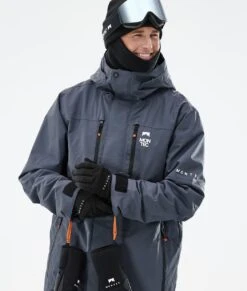 Fawk Snowboard Jacket Men Metal Blue -Snow Active Clothing Shop H1187 02 FFQpAfI