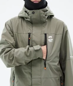 Fawk Snowboard Jacket Men Greenish -Snow Active Clothing Shop H1188 09 1Jp9gxn