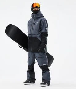 Arch Snowboard Jacket Men Metal Blue/Black -Snow Active Clothing Shop H1193 03 oSuo7Om