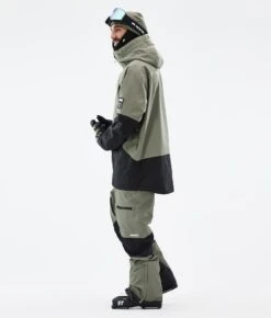 Arch Ski Jacket Men Greenish/Black -Snow Active Clothing Shop H1194 04 dzS3jJh