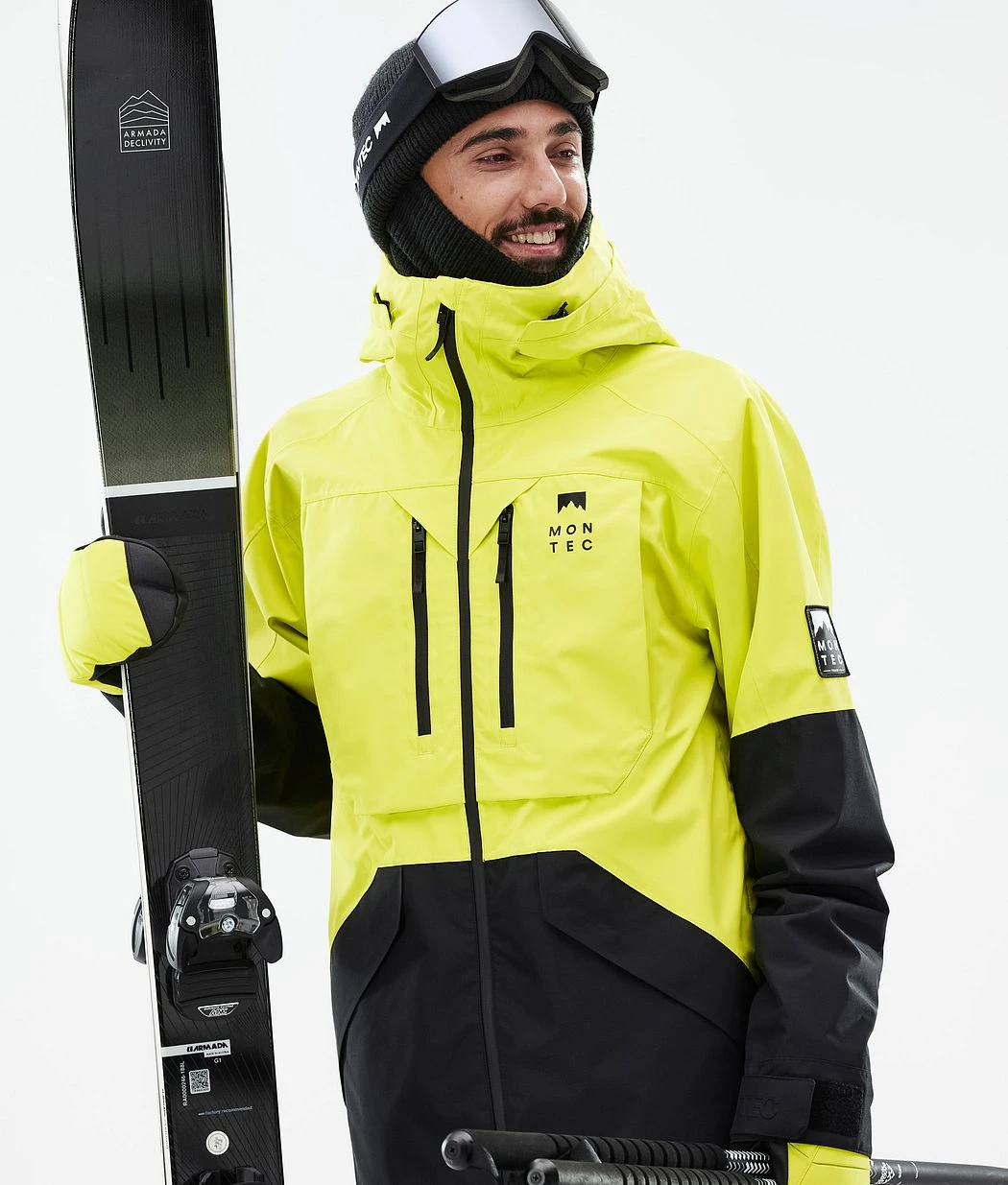 Arch Ski Jacket Men Bright Yellow/Black 4 Arch Ski Jacket Men Bright Yellow/Black - Image 2