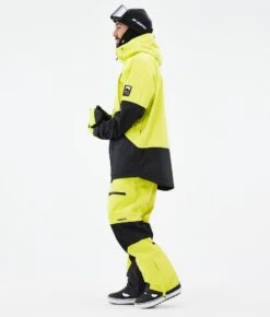 Arch Snowboard Jacket Men Bright Yellow/Black -Snow Active Clothing Shop H1195 04 bYW0fDc