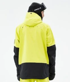 Arch Snowboard Jacket Men Bright Yellow/Black -Snow Active Clothing Shop H1195 07 UT6LP6e