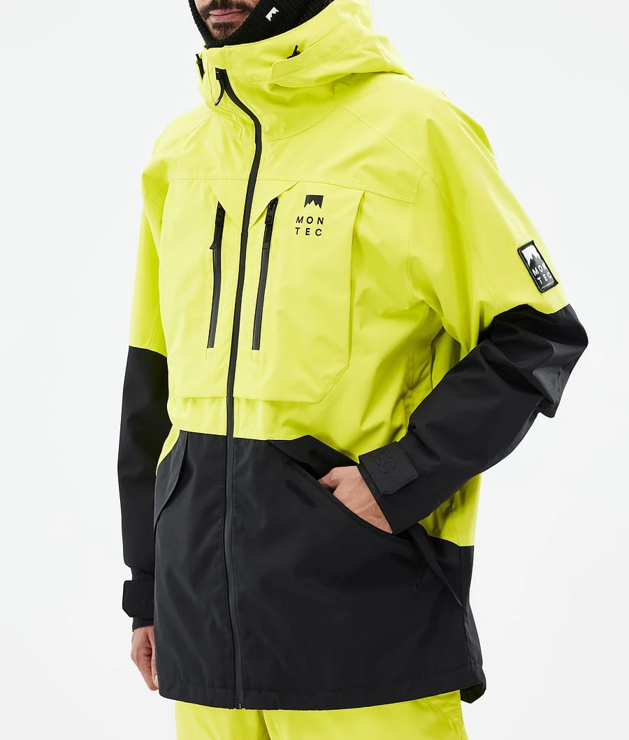 Arch Ski Jacket Men Bright Yellow/Black 10 Arch Ski Jacket Men Bright Yellow/Black - Image 8