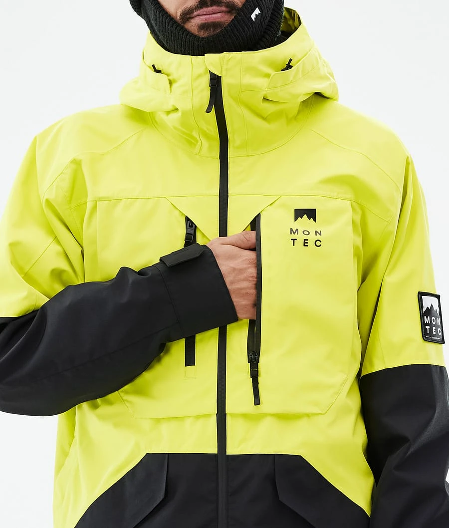 Arch Ski Jacket Men Bright Yellow/Black 11 Arch Ski Jacket Men Bright Yellow/Black - Image 9