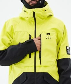 Arch Snowboard Jacket Men Bright Yellow/Black -Snow Active Clothing Shop H1195 09 q5JXGyK