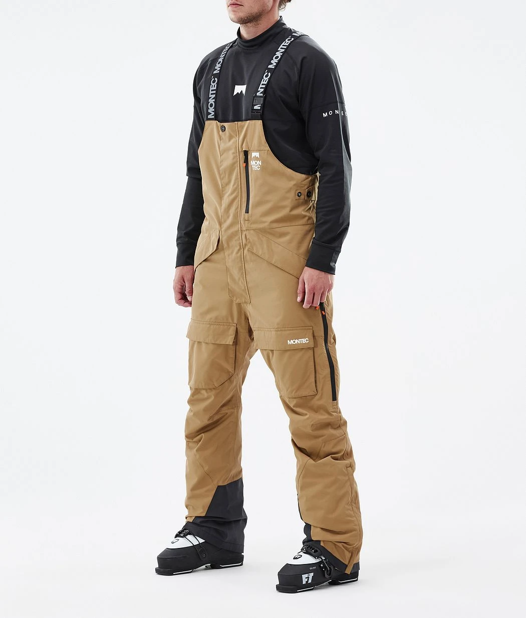 Fawk Ski Pants Men Gold 4 Fawk Ski Pants Men Gold - Image 2