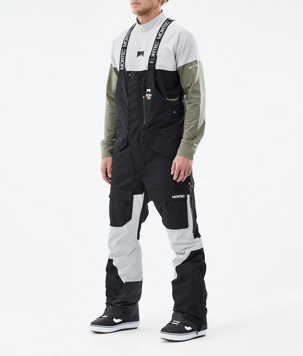 Fawk Snowboard Pants Men Black/Light Grey 4 Fawk Snowboard Pants Men Black/Light Grey - Image 2