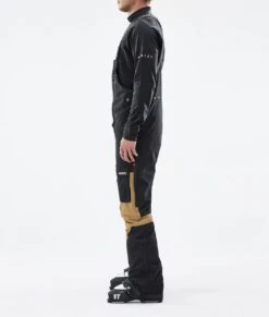 Fawk Ski Pants Men Black/Gold -Snow Active Clothing Shop H1208 02 kWgjFms
