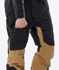 Fawk Snowboard Pants Men Black/Gold