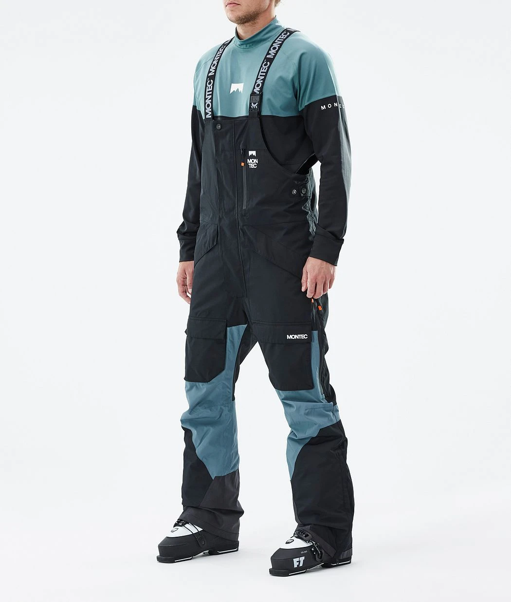Fawk Ski Pants Men Black/Atlantic 4 Fawk Ski Pants Men Black/Atlantic - Image 2
