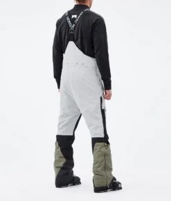 Fawk Ski Pants Men Light Grey/Black/Greenish -Snow Active Clothing Shop H1213 03 kRUJGkw
