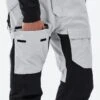 Fawk Snowboard Pants Men Light Grey/Black/Greenish -Snow Active Clothing Shop H1213 06 yTbqZMY