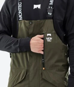 Fawk Snowboard Pants Men Olive Green/Black/Greenish -Snow Active Clothing Shop H1215 05 mIZIixi