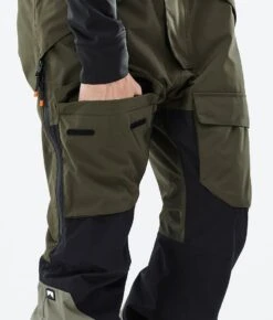 Fawk Ski Pants Men Olive Green/Black/Greenish