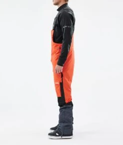 Fawk Snowboard Pants Men Orange/Black/Metal Blue -Snow Active Clothing Shop H1216 02 e30Dl7D