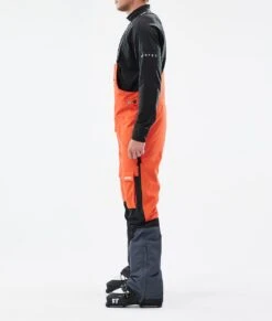 Fawk Ski Pants Men Orange/Black/Metal Blue -Snow Active Clothing Shop H1216 02 idqKA50