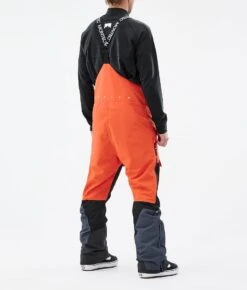 Fawk Snowboard Pants Men Orange/Black/Metal Blue -Snow Active Clothing Shop H1216 03 dOaJeIn