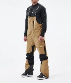 Fawk Snowboard Pants Men Gold/Black -Snow Active Clothing Shop H1223 01 kBeKRjQ