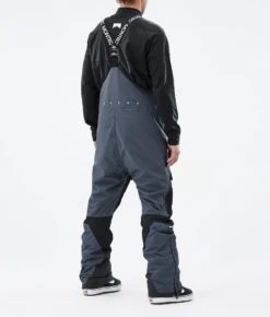 Fawk Snowboard Pants Men Metal Blue/Black -Snow Active Clothing Shop H1224 03 hikNBiz