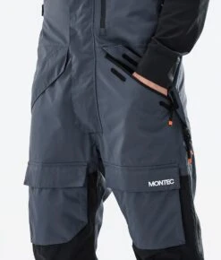 Fawk Ski Pants Men Metal Blue/Black -Snow Active Clothing Shop H1224 04 55RaFzL