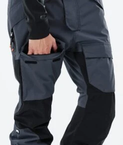 Fawk Ski Pants Men Metal Blue/Black
