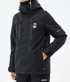 Fawk W Ski Jacket Women Black -Snow Active Clothing Shop H1231 08 MwnIXol