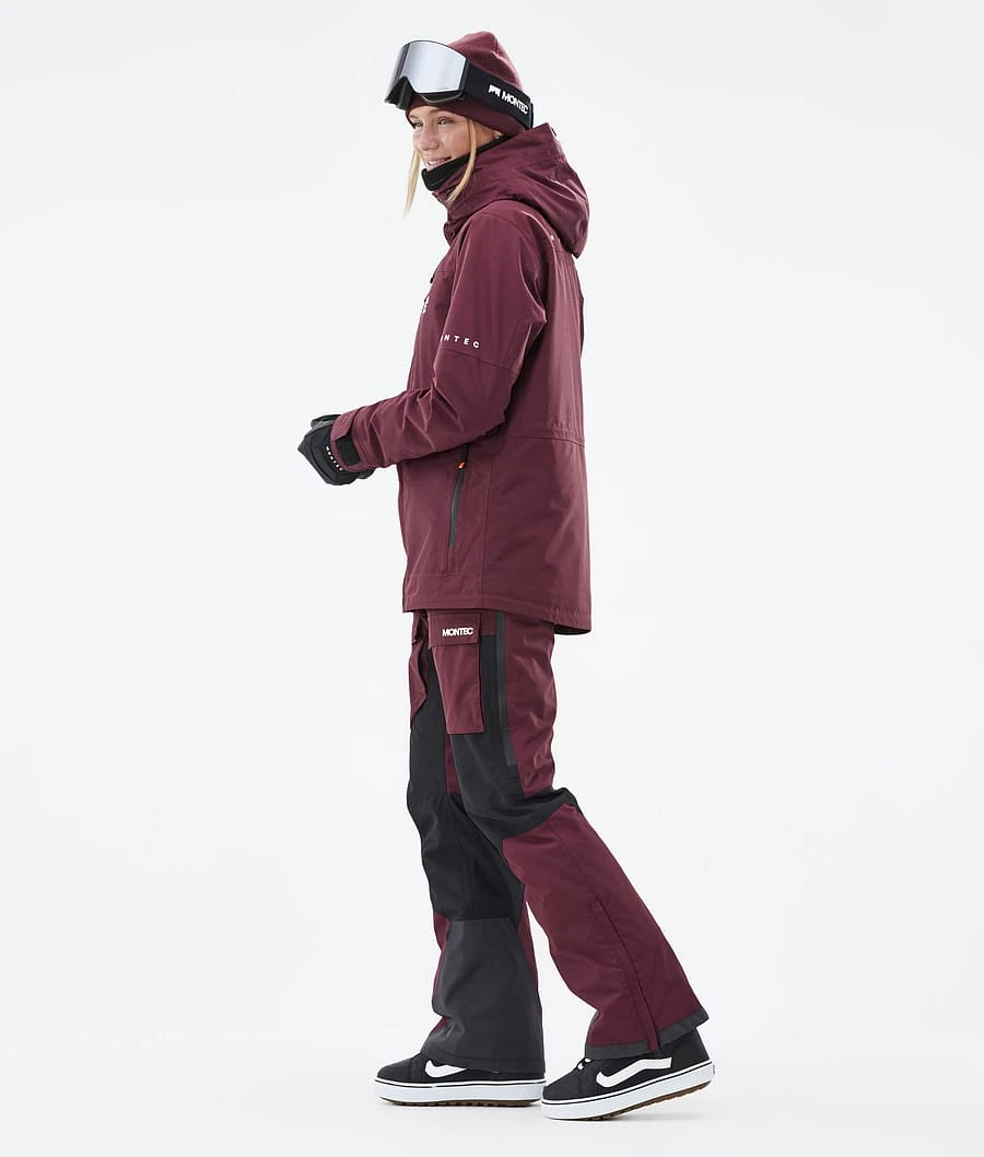 Fawk W Snowboard Jacket Women Burgundy 8 Fawk W Snowboard Jacket Women Burgundy - Image 6