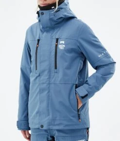 Fawk W Ski Jacket Women Blue Steel -Snow Active Clothing Shop H1235 08 JUqoRuF