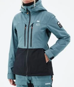 Moss W Snowboard Jacket Women Atlantic/Black -Snow Active Clothing Shop H1237 08 DDUyxHn