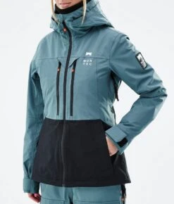 Moss W Ski Jacket Women Atlantic/Black -Snow Active Clothing Shop H1237 08 xzSkztc