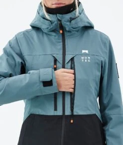 Moss W Snowboard Jacket Women Atlantic/Black -Snow Active Clothing Shop H1237 09 yDhmFZ2