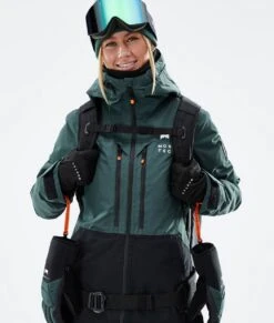 Moss W Ski Jacket Women Dark Atlantic/Black -Snow Active Clothing Shop H1238 02 oR9i9tm