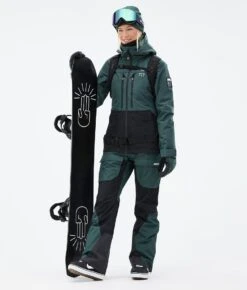 Moss W Snowboard Jacket Women Dark Atlantic/Black -Snow Active Clothing Shop H1238 03 keqATsM